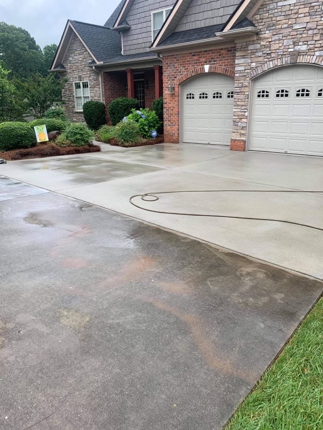 Driveway cleaning