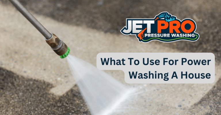 What To Use For Power Washing A House